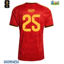 Belgia Nathan Ngoy #25 Hjemmedrakt VM 2026 Kortermet